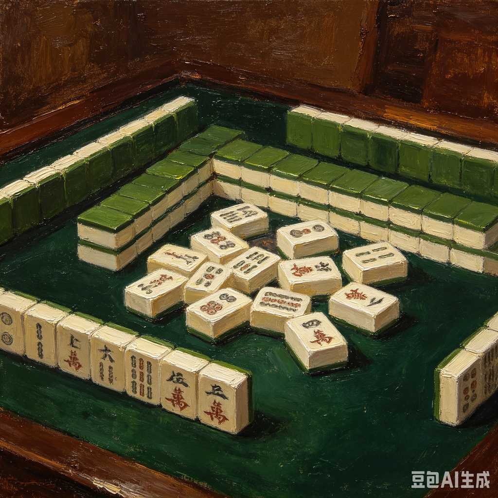 transparent mini mahjong set